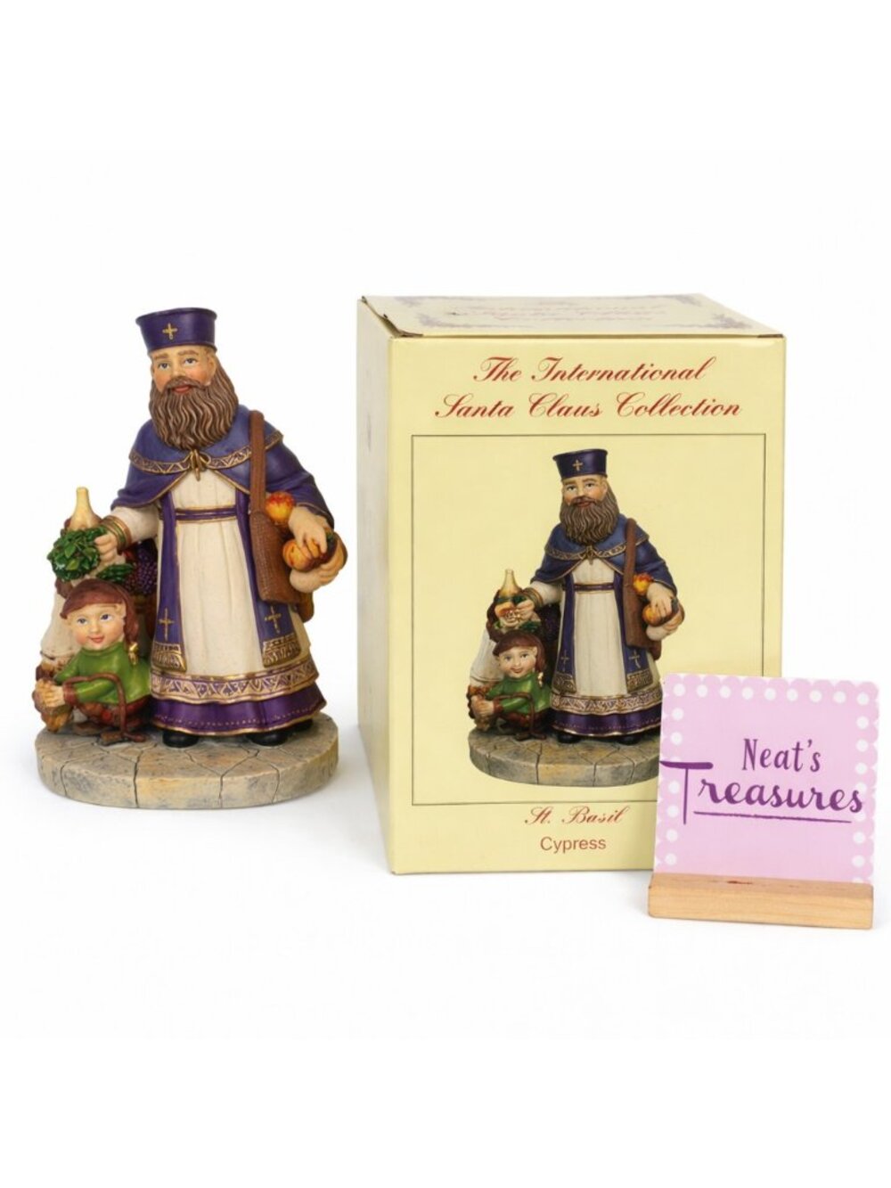 The International Santa Claus Collection 2005 St Basil Cypress SC83 Figurine